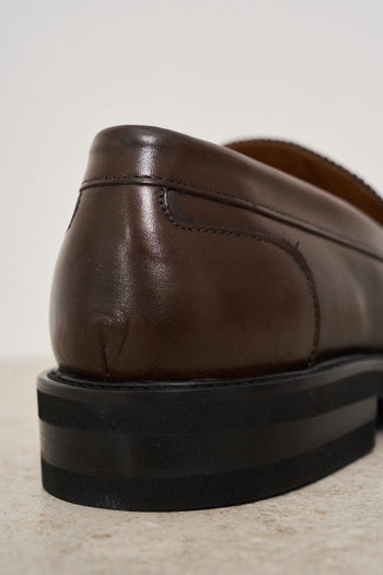 Mocassino uomo in marrone - 6