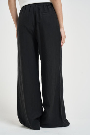 Pantalone donna fluido nero - 3