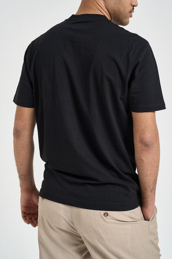 T-shirt uomo girocollo nera - 3