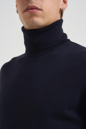 Maglia uomo collo alto stucco - 4