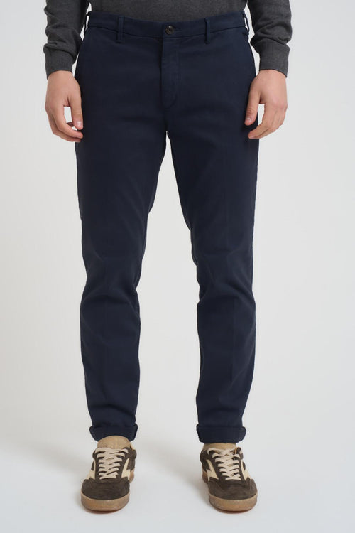 Pantalone uomo slim fit blu