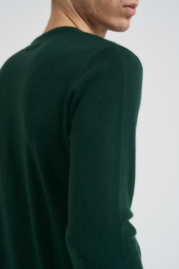Maglia uomo girocollo verde - 5