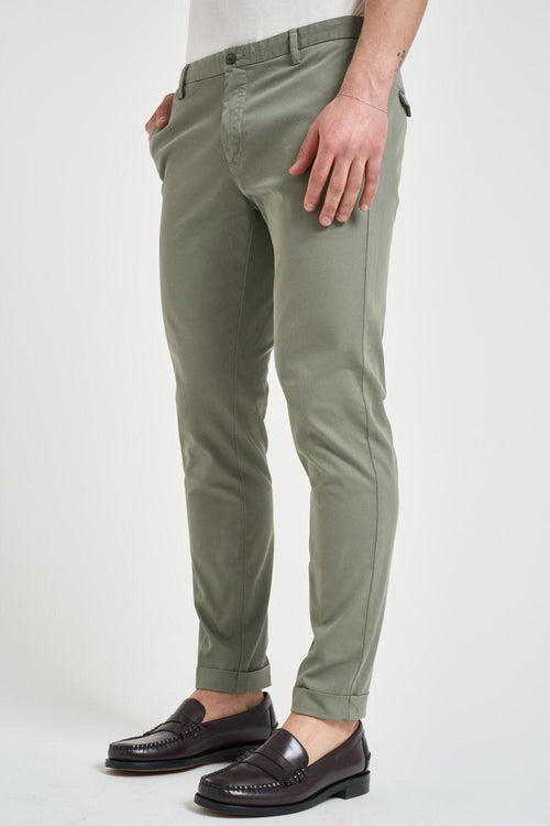 Pantalone uomo slim verde - 2