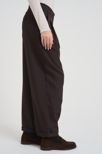 Pantalone donna balloon testa di moro - 4