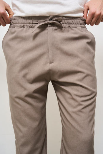 Pantalone uomo regular tortora - 5