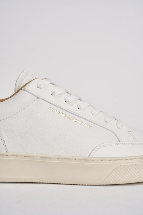 Sneakers uomo in pelle bianche - 2