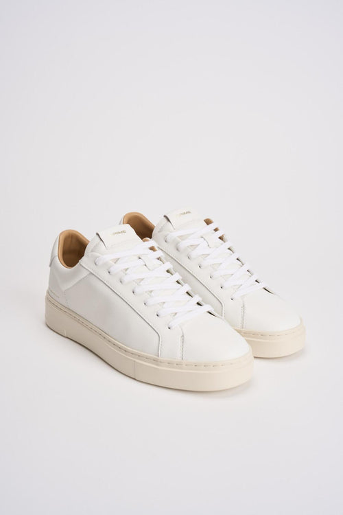 Sneakers uomo in pelle bianche - 2