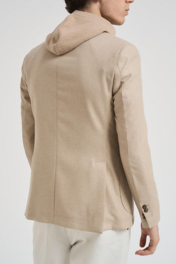 Giacca uomo doppiopetto sabbia - 4