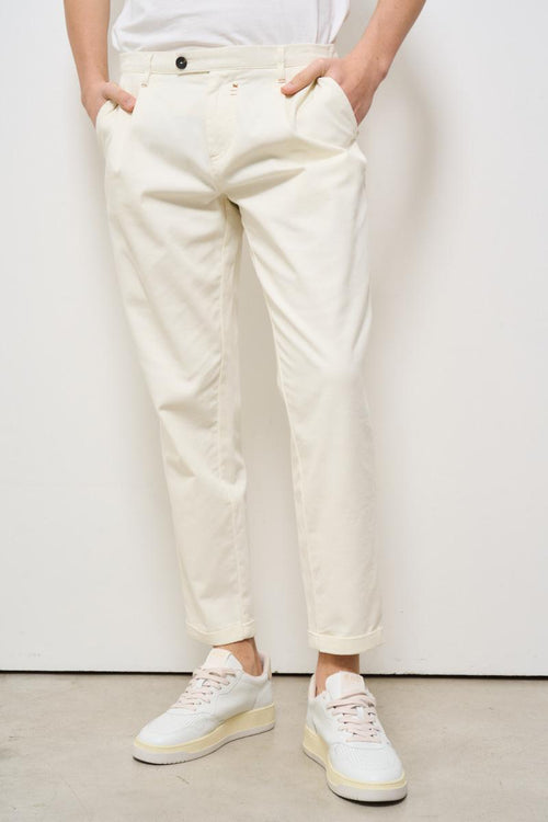Pantalone uomo regular panna - 2