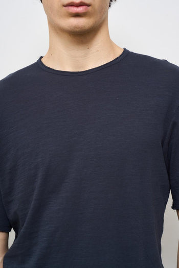T-shirt uomo girocollo blu - 3