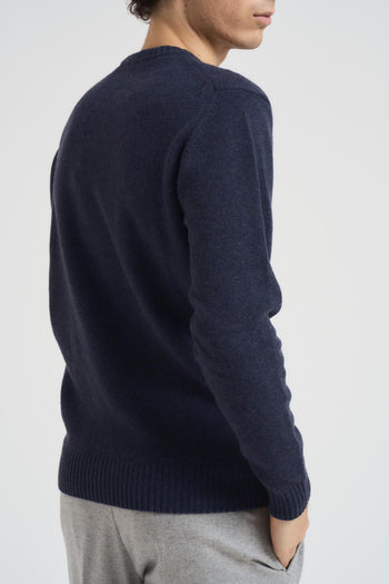 Maglia uomo girocollo bandiera americana blu - 4