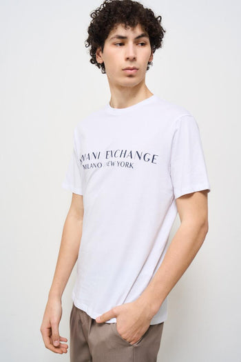 T-shirt uomo girocollo bianca - 3