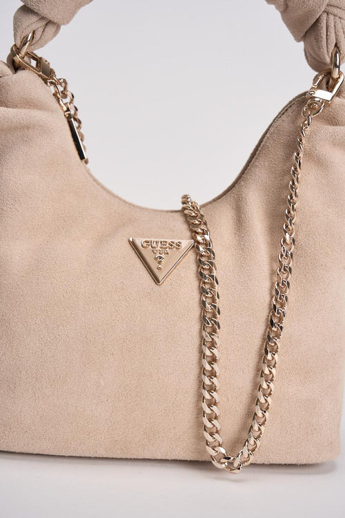 Borsa donna Isotta in suede rosa - 2