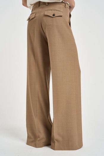 Pantalone donna a palazzo biscotto - 5