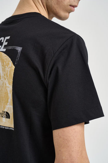 T-shirt uomo girocollo nera - 4