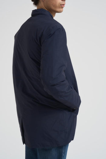 Trench uomo midi blu notte - 7