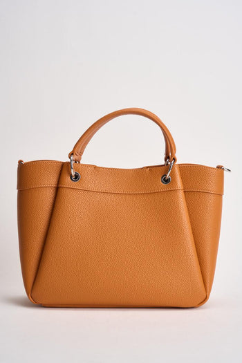 Borsa donna Shopping arancione - 5