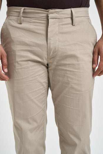 Pantalone uomo chino beige - 4