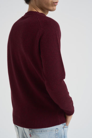 Maglia uomo girocollo bordeaux - 3