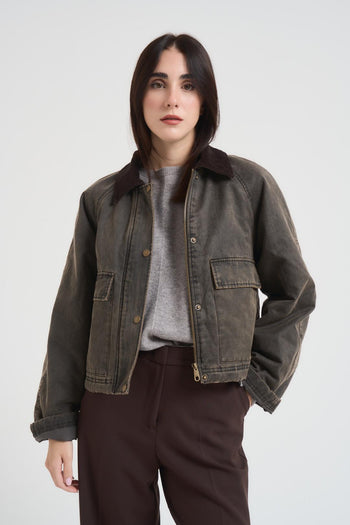 Giuabbotto in denim scuro donna - 3