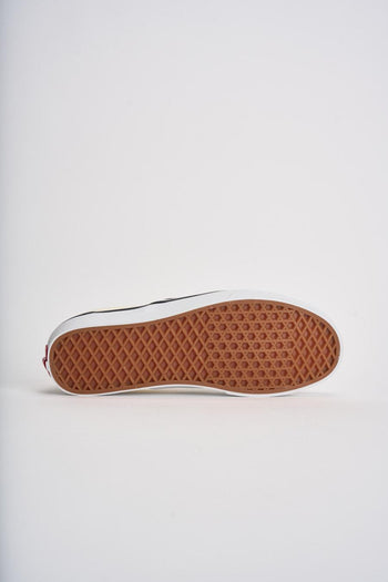 Sneakers uomo Classic slip-on scacchi panna e nera - 9