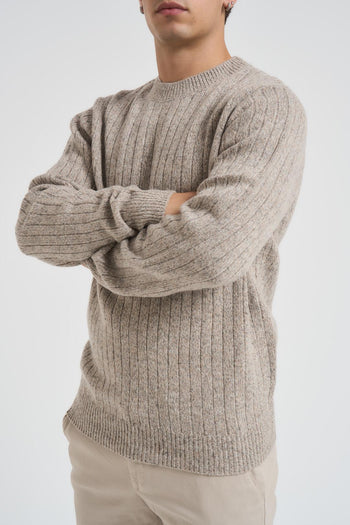 Maglione a coste uomo - 3