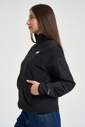 Giubbotto donna tecnico nero - 4