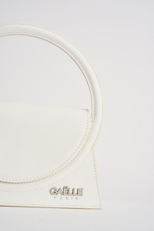 Borsa donna a mano in ecopelle bianca - 2