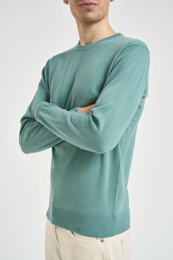 Maglia uomo girocollo menta - 3