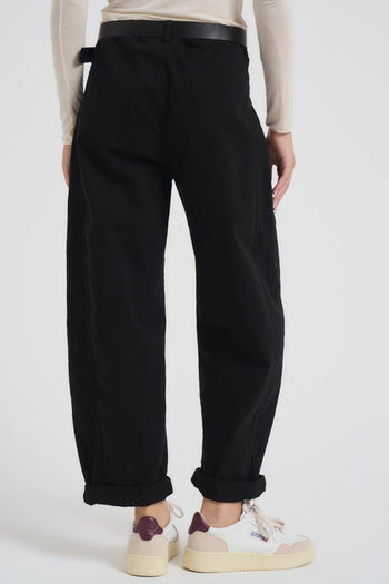 Jeans donna regular nero - 5