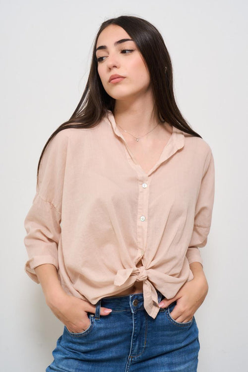 Camicia donna rosa - 2