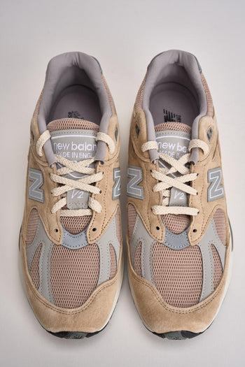 Sneakers uomo Made in UK 991v2 beige - 7