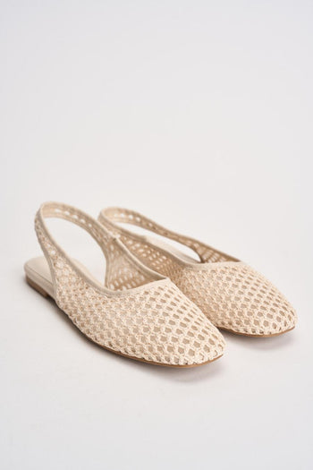 Slingback donna in rete panna - 3