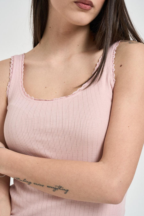 Top donna rosa cipria - 2