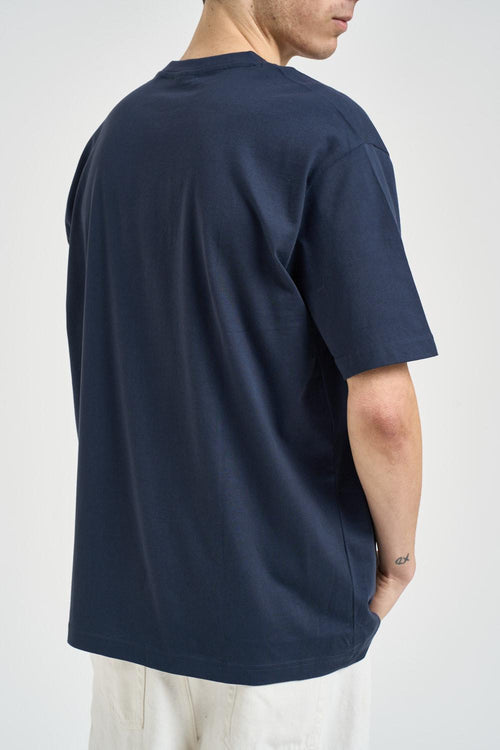 T-shirt uomo over blu - 2