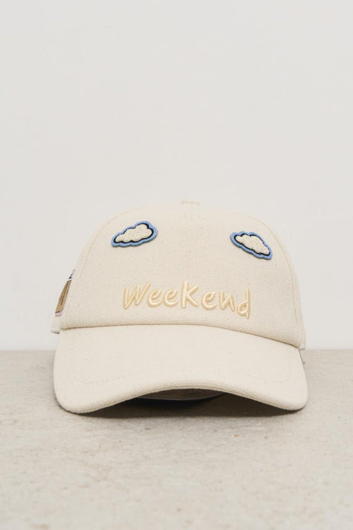 Cappello donna baseball panna - 1