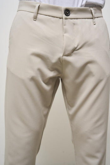 Pantalone uomo panna - 7