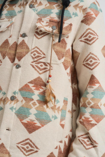 Camicia uomo azteca multicolor - 4