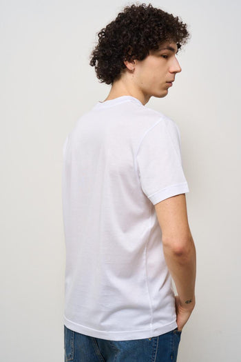 T-shirt uomo girocollo bianca - 3