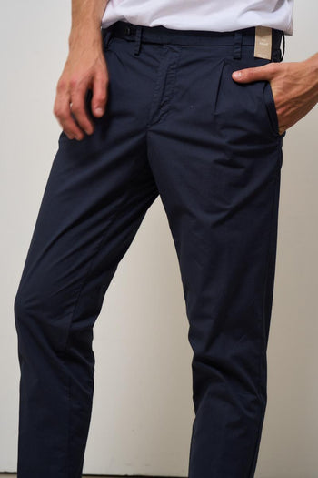 Pantalone uomo chino blu - 3