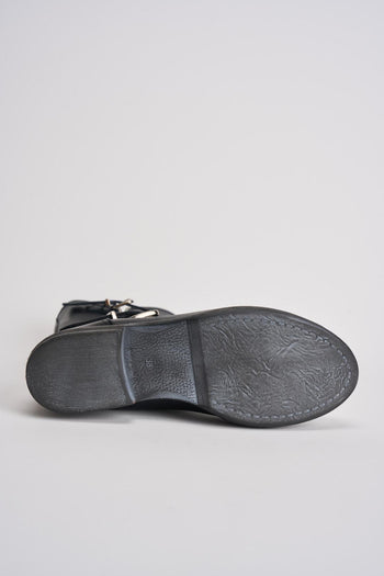 Stivale donna biker nero - 9