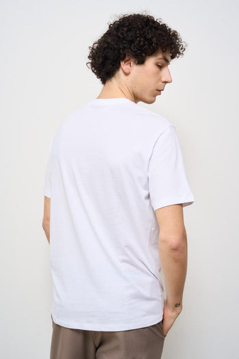 T-shirt uomo girocollo bianca - 4