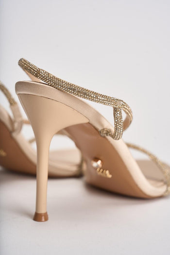 Sandalo donna Flamenco oro - 6