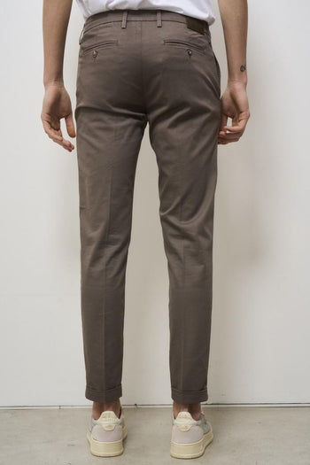 Pantalone uomo chino fango - 5
