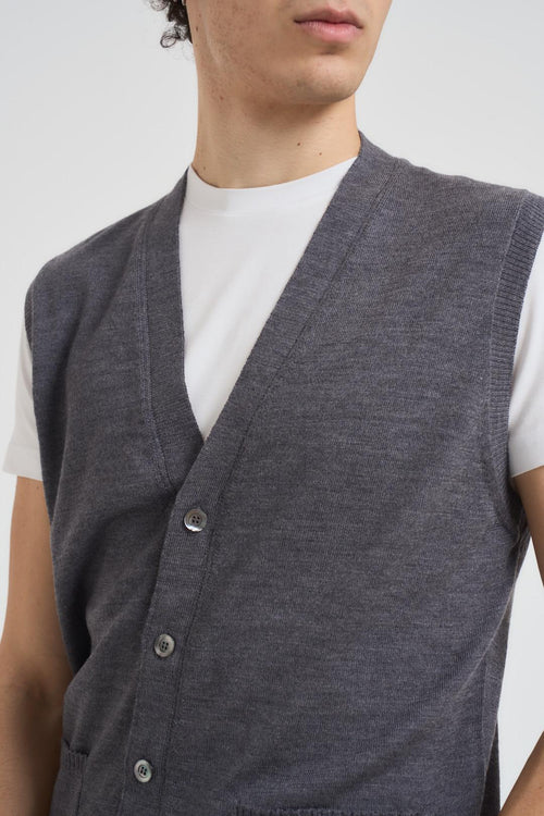 Gilet scollo a V uomo - 2