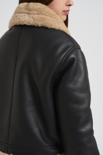 Ecomontone donna corto moro - 5