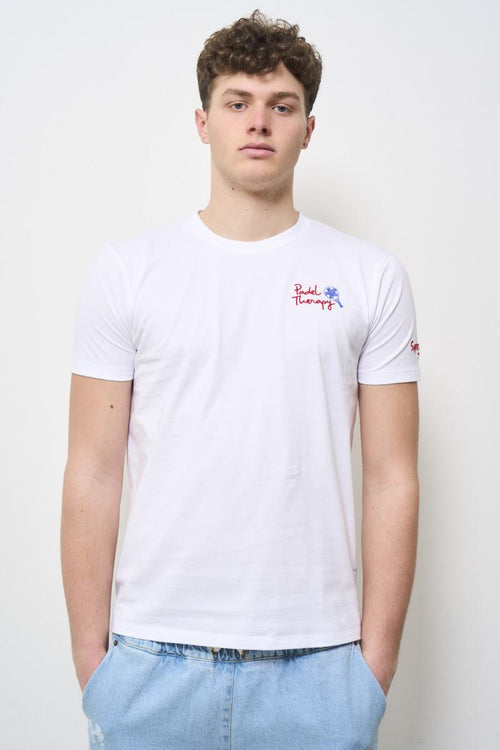 T-shirt uomo girocollo bianca