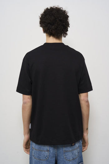 T-shirt uomo girocollo nera - 5