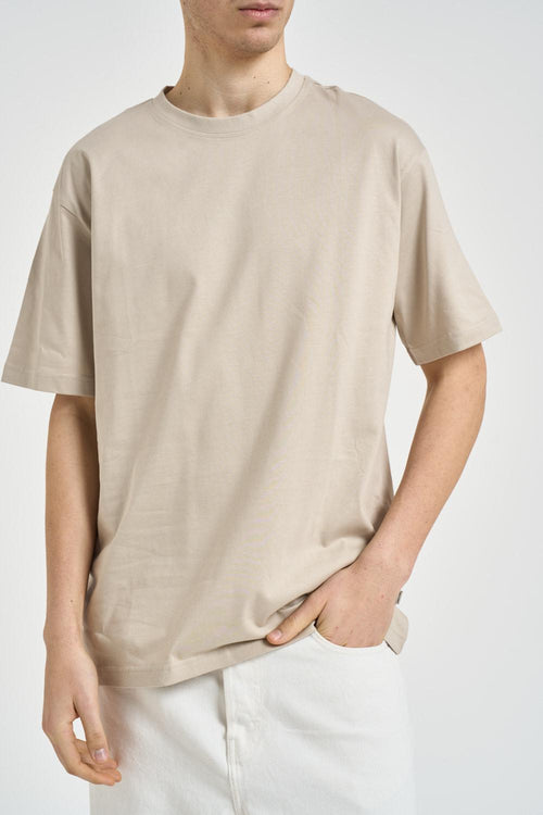 T-shirt uomo over beige