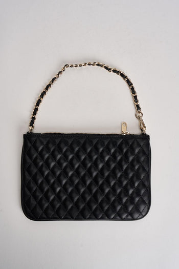 Borsa donna nera trapuntata - 3